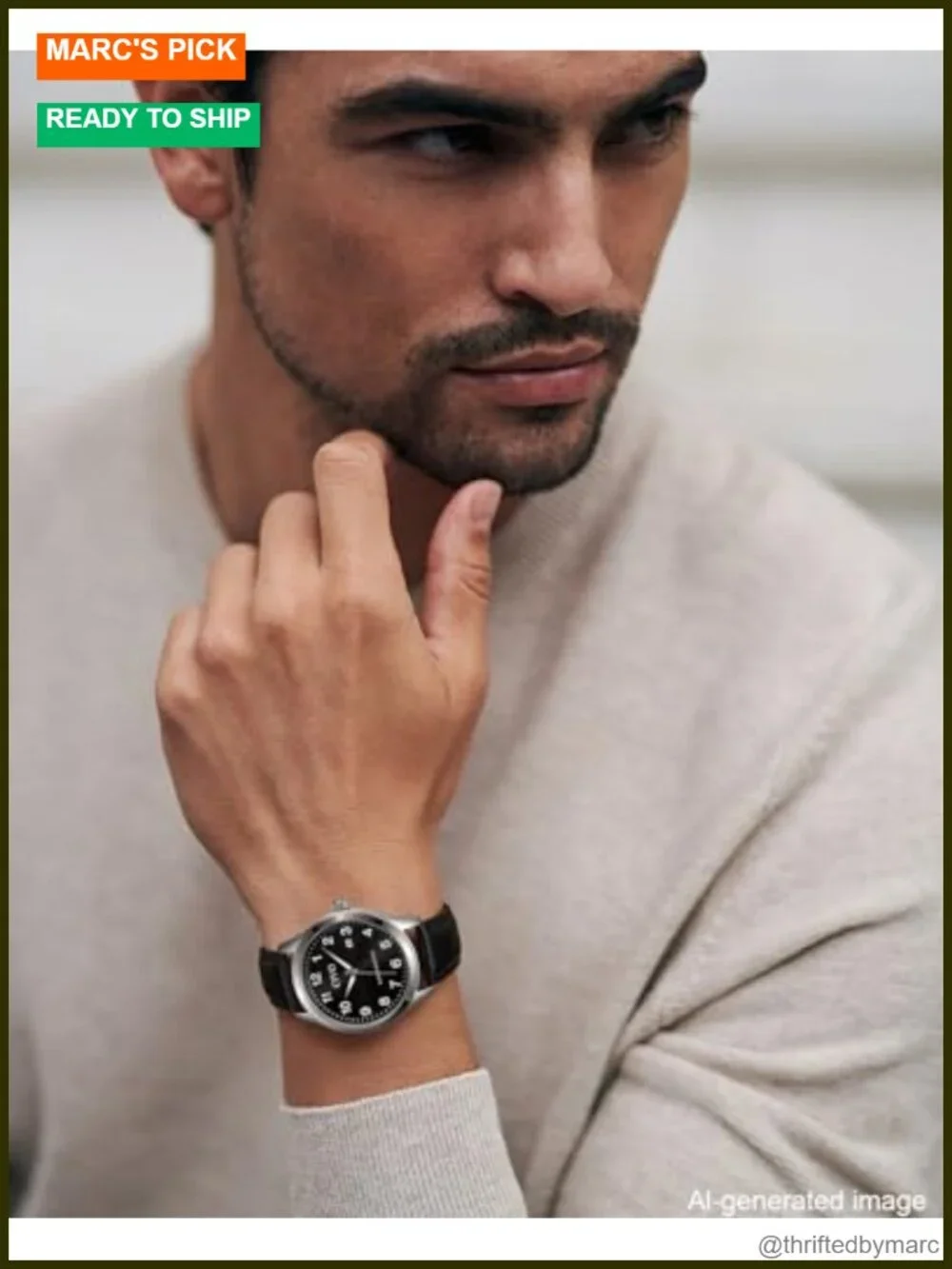 Japanese Quartz Stainless Steel Watch - Easy Read Luminous Date Water Resistant